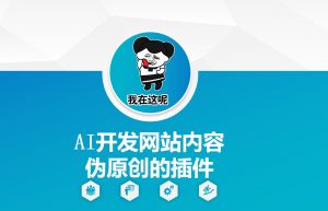 AI开发网站内容伪原创的插件,从零开始手把手教学-如意资源库