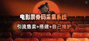 电影票券码采集系统_从商户放单转型做抢单达人-如意资源库