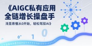 AIGC私有化应用全链增长操盘手,浅显易懂从0开始,轻松驾驭AI-如意资源库