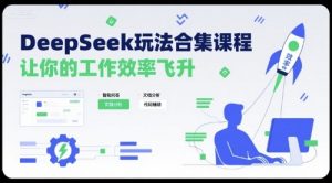 DeepSeek玩法合集课程,让你的工作效率飞升-如意资源库