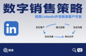 数字销售策略领英LinkedIn外贸精准客户开发-如意资源库