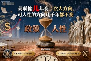 付费文章：美联储几年变一次大方向，可人性的方向几千年都不变-如意资源库