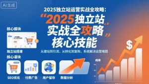 2025独立站运营实战全攻略,一站式掌握独立站运营核心技能-如意资源库