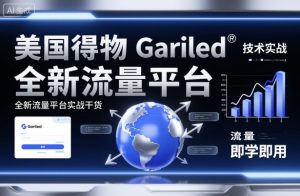 美国得物Gariled技术实战，全新流量平台​实战干货，即学即用-如意资源库