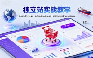 独立站实战教学,跨境经营全攻略,助您告别流量依赖,掌握跨境经营的终极奥-如意资源库
