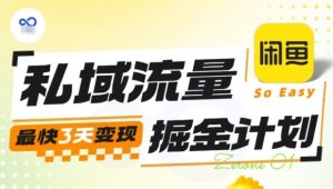 私域流量掘金计划实战训练营，最快3天变现-如意资源库