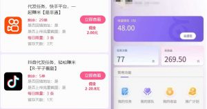 新手副业首选！视频代发接单，领任务发视频，长期稳定不费劲儿-如意资源库