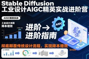 Stable Diffusion工业设计AIGC精英实战进阶营，彻底颠覆传统设计流程，实现降本增效-如意资源库