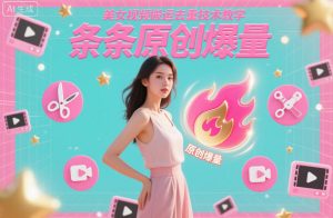 美女视频搬运去重技术教学，条条原创爆量-如意资源库