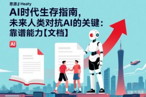 AI时代生存指南，未来人类对抗AI的关键：靠谱能力【文档】-如意资源库
