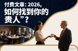 付费文章:2026,如何找到你的“贵人”?-如意资源库