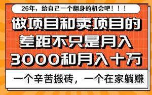 为什么卖项目能轻松月入10个W，而做项目却真正賺不到什么钱？原因竟然是这个！【揭秘】-如意资源库