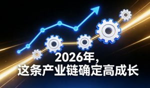 付费文章:2026年,这条产业链确定高成长-如意资源库