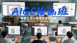 AIGC绘画班，掌握主流Ai绘画软件的应用（Stable Diffusion x Midjourney x Fooocus）-如意资源库