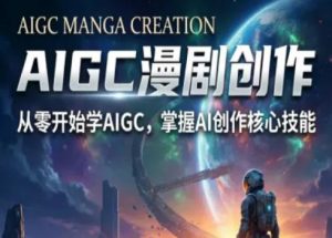 AIGC精品漫剧创作全流程解析，S级漫剧教学，从零开始学AIGC漫剧创作-如意资源库
