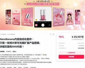 NanoBanana内容自动化套件：只需一张照片即可无限扩展产品展示、详情页和社交媒体内容！-如意资源库