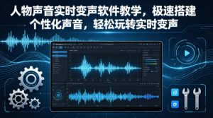 人物声音实时变声软件教学，极速搭建个性化声音，轻松玩转实时变声-如意资源库