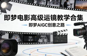 即梦电影高级运镜教学合集，即梦AIGC创意之路-如意资源库