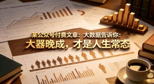 某公众号付费文章：大数据告诉你：大器晚成，才是人生常态-如意资源库