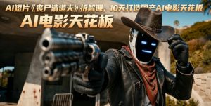 AI短片《丧尸清道夫》拆解课，10天打造国产AI电影天花板-如意资源库