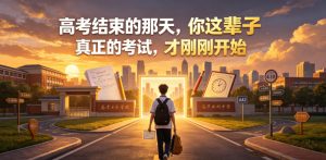 付费文章:高考结束的那天,你这辈子真正的考试,才刚刚开始-如意资源库