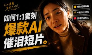 豆包+Gemini生成真人AI短剧-拆解复刻百万爆款第一人称短片,一站式讲透爆款复刻全流程-如意资源库