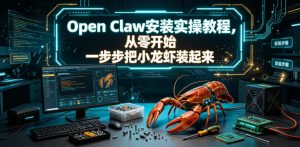Open Claw安装实操教程,从零开始一步步一步步把小龙虾装起来-如意资源库