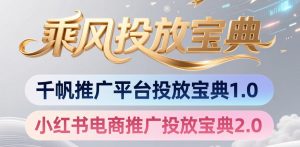 小红书千帆推广平台投放宝典，小红书电商推广投放宝典2.0-如意资源库