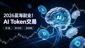2026全新风口副业｜AI智能Token交易，空闲时间轻松 賺 收益，无需全天盯盘【揭秘】-如意资源库