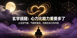 付费文章：玄学提醒：心力比能力重要多了-如意资源库
