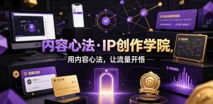 内容心法·IP创作学院，用内容心法，让流量开悟-如意资源库