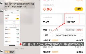 【大羊毛】几分钟30-40r,【流量体联盟】,可以矩阵,操作无脑简单-如意资源库