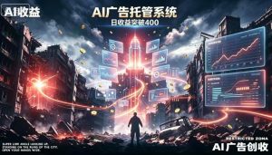 AI智能广告，全自动化运行，单日可达400+，小白新手0基础上手【揭秘】-如意资源库