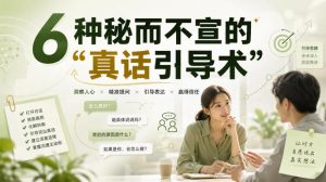 付费文章:6种秘而不宣的“真话引导术”-如意资源库