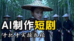 【保姆级手把手教程】AI短剧制作完整流程教学，从小白零基础到成片大神-如意资源库