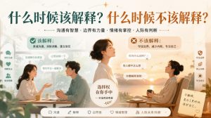 付费文章:什么时候该解释?什么时候不该解释?-如意资源库