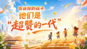 某付费社群专属文章:告诉你的孩子,他们是“超赞的一代”。-如意资源库